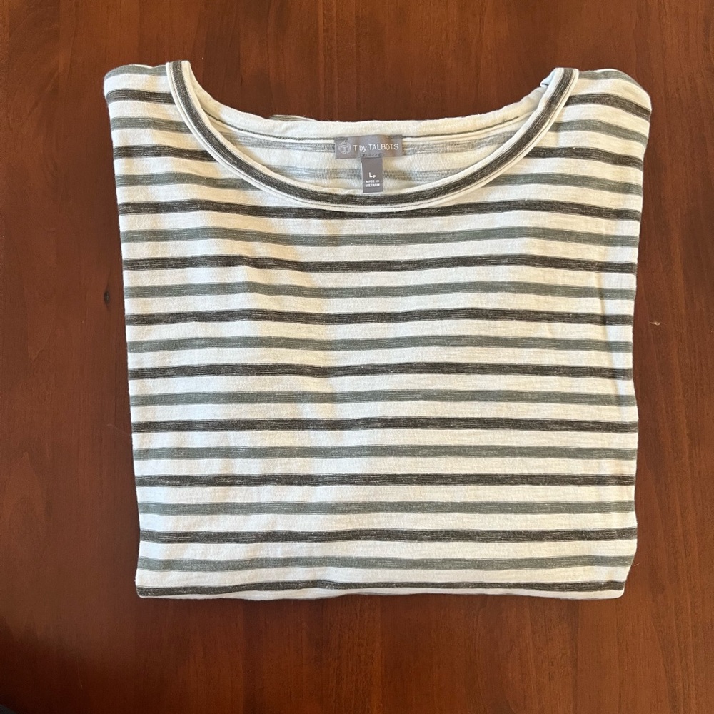 Talbot dark green and white shirt